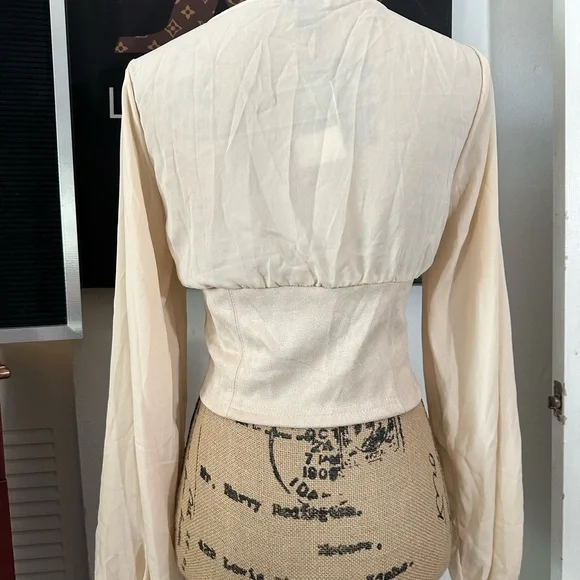 🆕Love X Design Long Sleeve Corset Top - Picture 12 of 16